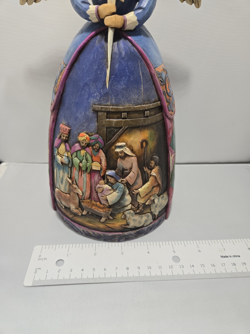 Jim Shore Heartwood Creek "A Star Shall Guide Us" Nativity Angel Figurine - Picture 12 of 13